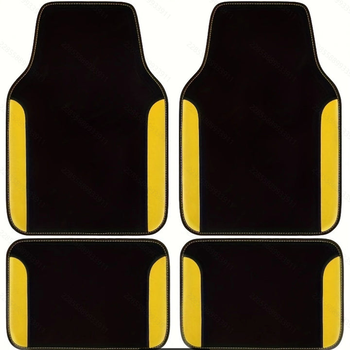 Vintage Car Foot Mat Carpet 4 Piece Set Stain Resistant Floor Mat TEMUFoot Mat Wholesale