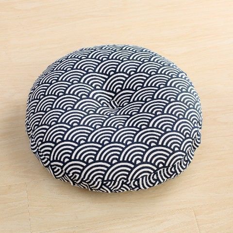Large Linen Seat Cushion Thickened Japanese Style Seat Cushion