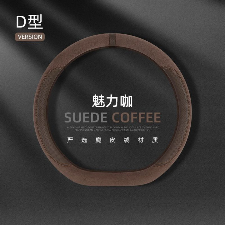 Steering Wheel Cover Durable Breathable Comfortable Steering Wheel Car Universal Sports Breathable Moisture W
