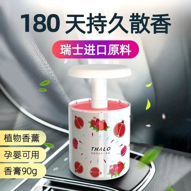 Flameless Solid Home & Car Fragrance – Premium Air Freshener for Bedroom, Bathroom & Car