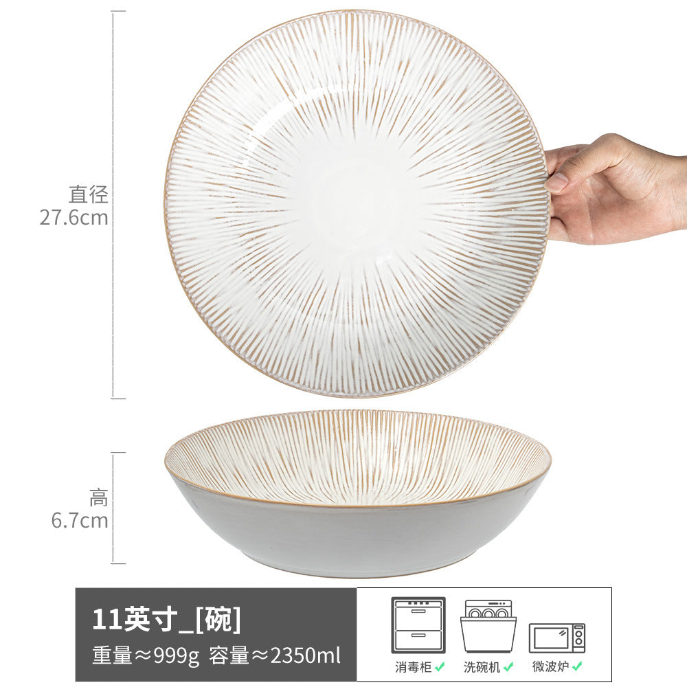 特大号大盆碗合集复古陶瓷汤碗汤盆毛血旺水煮肉片专用碗家用大碗