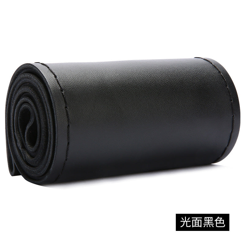 真牛皮汽车方向盘套厂家批发 四季通用手缝把套新款皮套