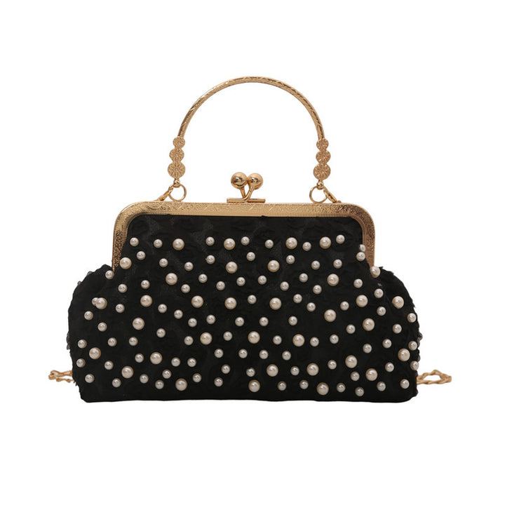 Summer New Women Handheld Lace Flower Large Capacity Crossbody