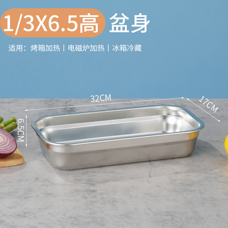 Stainless Steel Commercial Plate Small