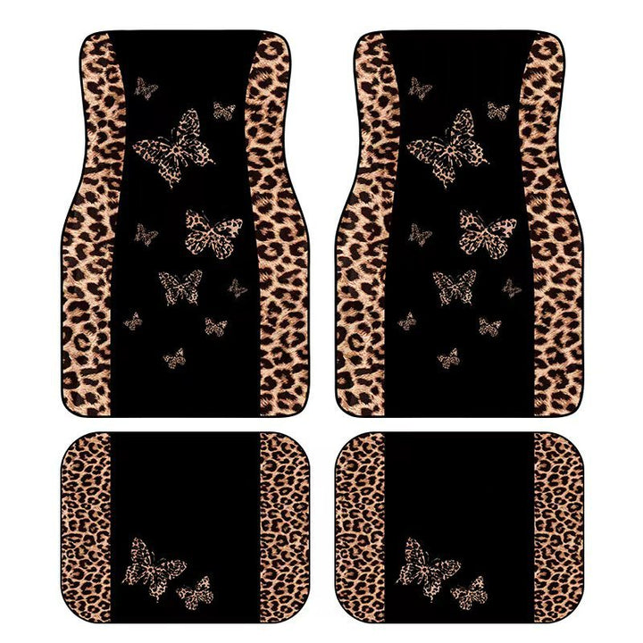 TEMUVintage Nordic Car Foot Mat Carpet 4 Piece Set Stain Resistant Floor Mat TEMUFoot Mat Wholesale