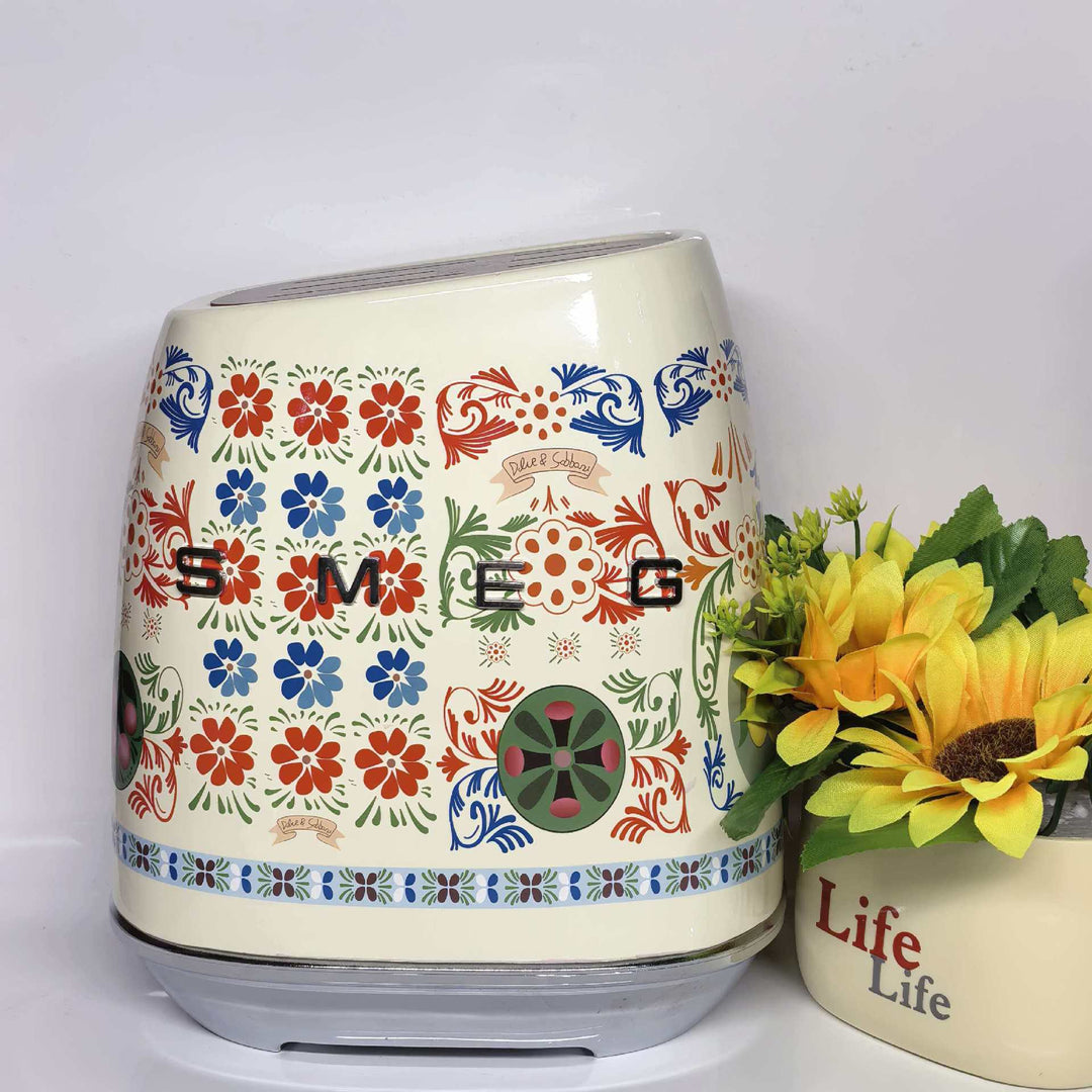 西西里（12色）SM-EG斯麦格奶油色厨房刀具套装复古不锈钢菜刀架-