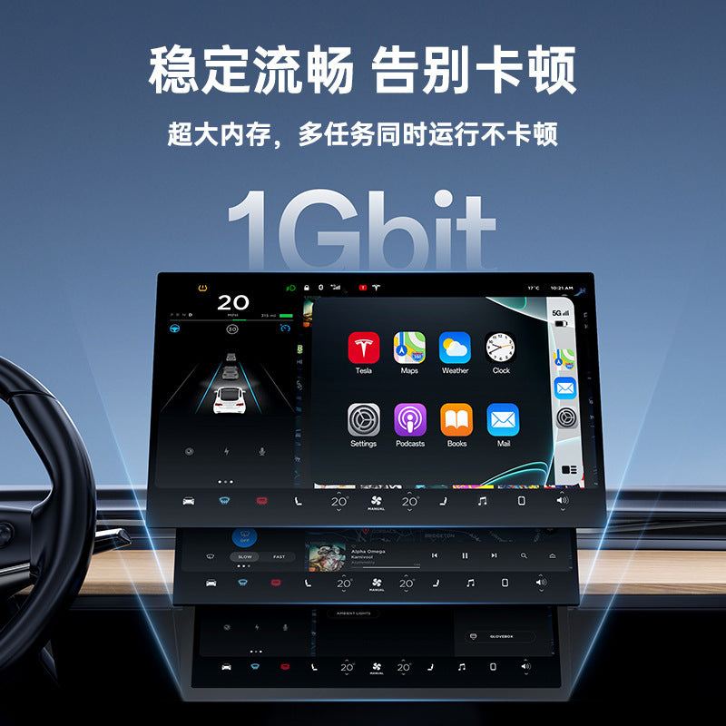 yesido有线转无线carplay 双频wifi跨境代发锌合金原车互联适配器