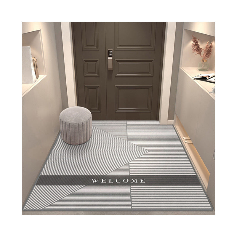 pvc Entryway Door Mat Leather Foot Mat Light Luxury Living Room Thickened Non Slip Entryway Carpet
