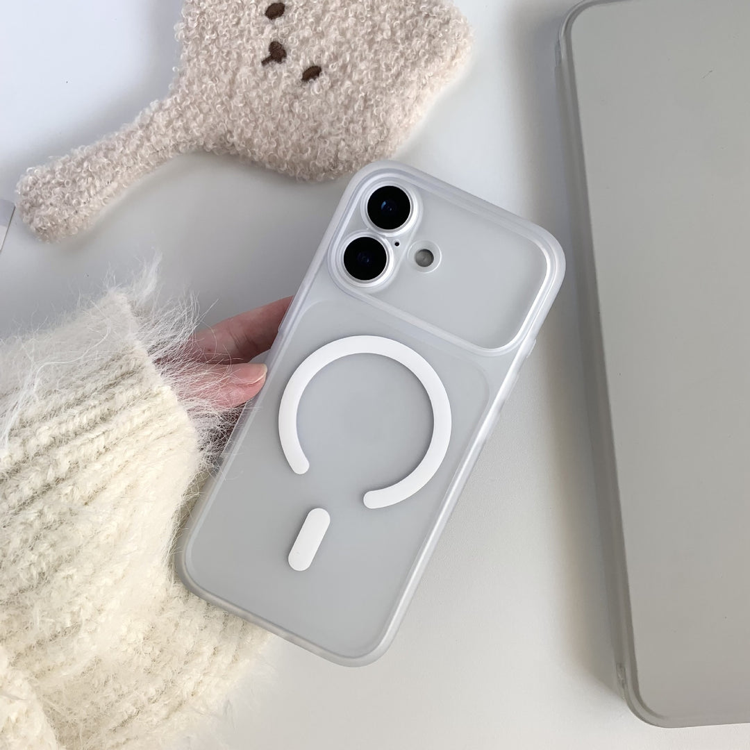 Soft Touch Mag Safe for iPhone17 pm Phone CaseiPhone16 Pro Max Frosted 15 pm Protective Case