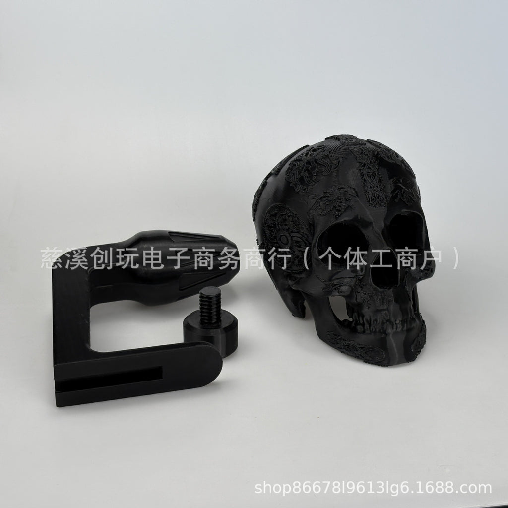 新跨境独立站3D Skull Helmet Display Package骷髅头盔展示包