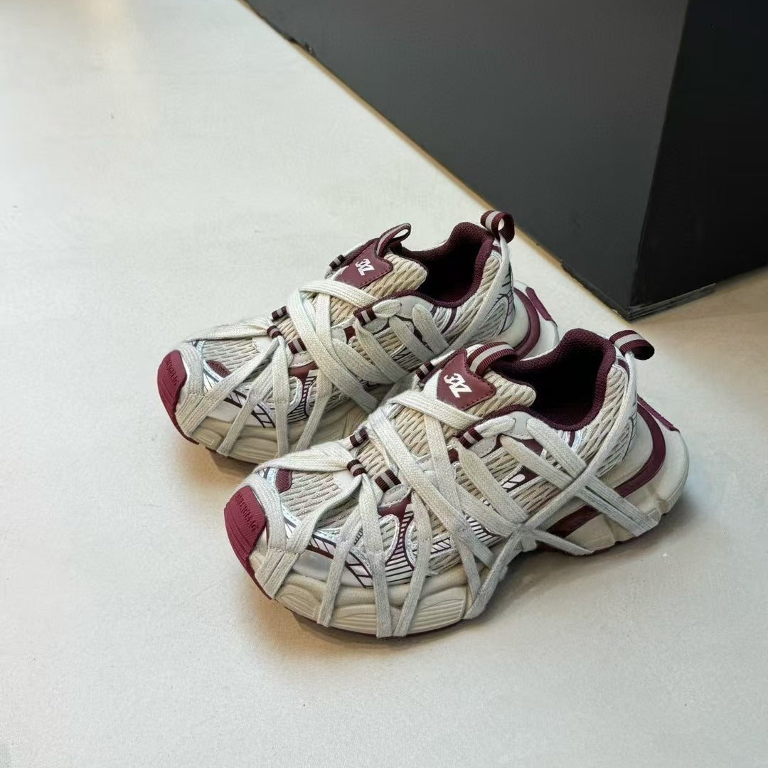 3 xl Spring Summer Shoes Women Breathable Casual Running Shoes Thick Sports Couple Shoes
