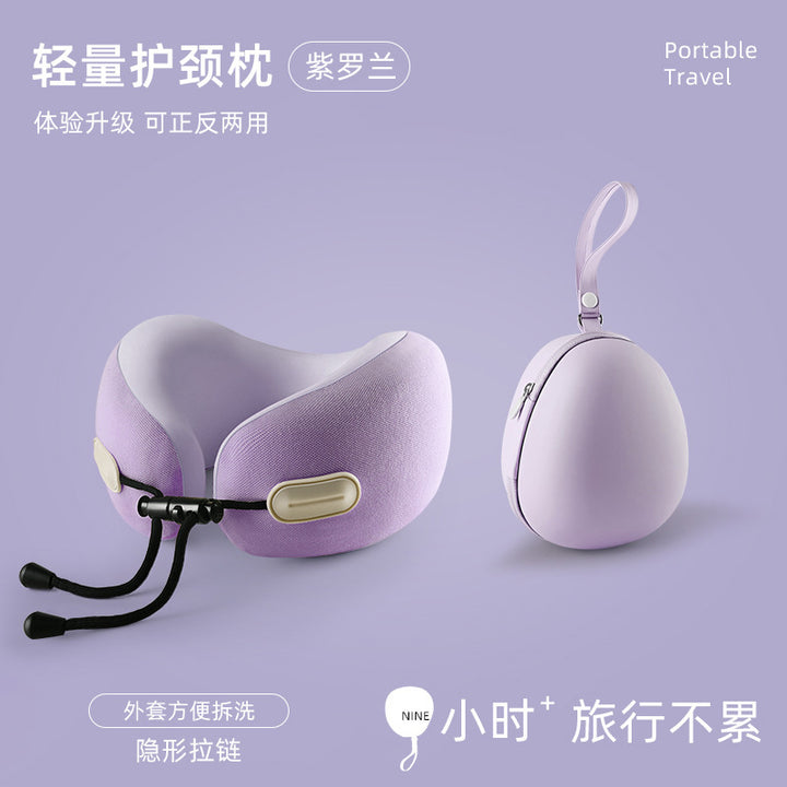 Memory Foam U Storage U Neck Pillow Travel Travel Office