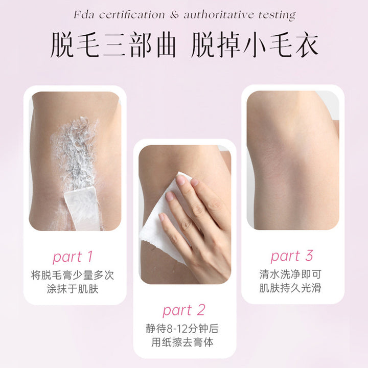 DDBSHIY Painless Hair Removal Cream – Fast Silky No Black Dot Full Body Formula