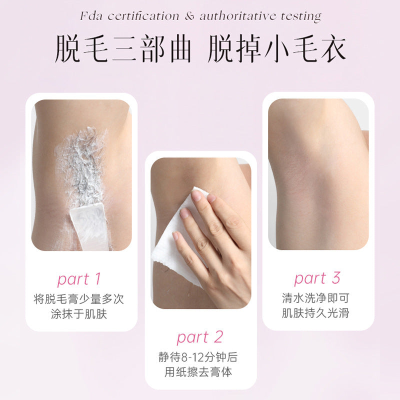 DDBSHIY Painless Hair Removal Cream – Fast Silky No Black Dot Full Body Formula