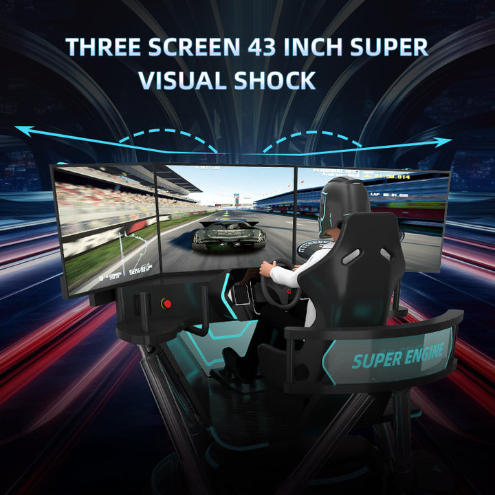 Racing game VR screen driving simulator driving game machine