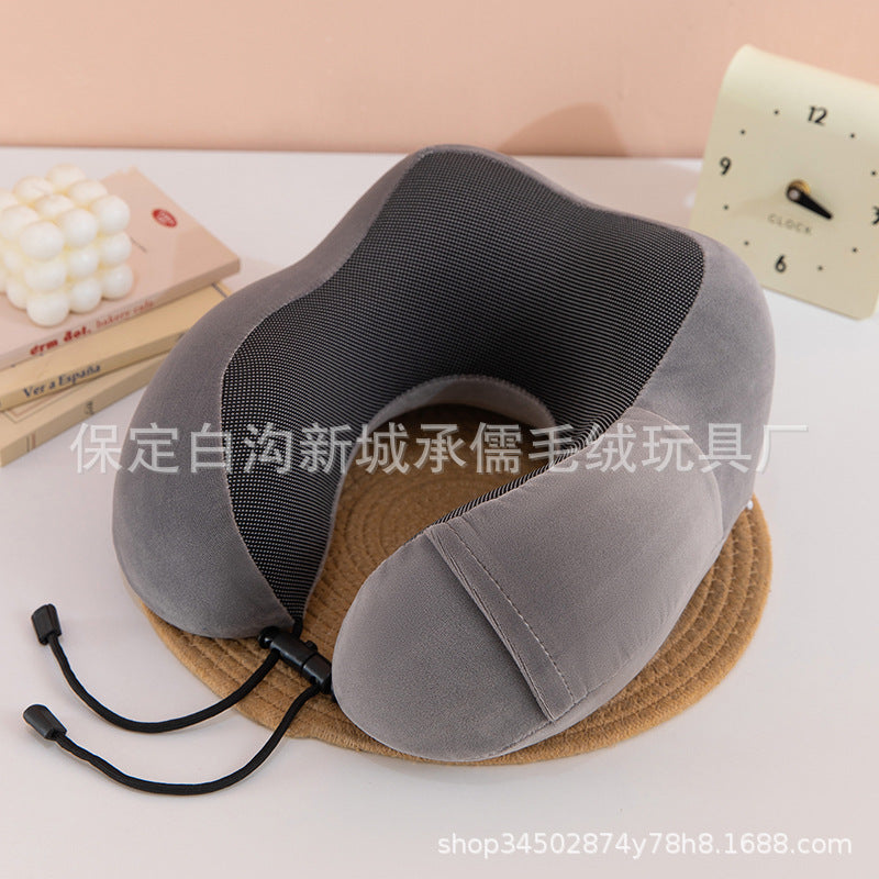 Memory Foam U Neck Pillow Travel Gift Logo