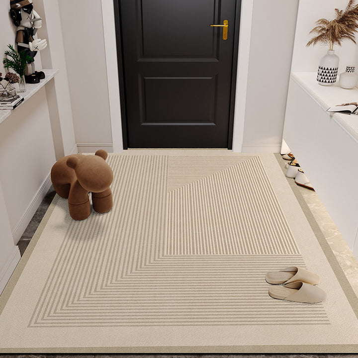 pvc Entryway Door Mat Leather Foot Mat Light Luxury Living Room Thickened Non Slip Entryway Carpet