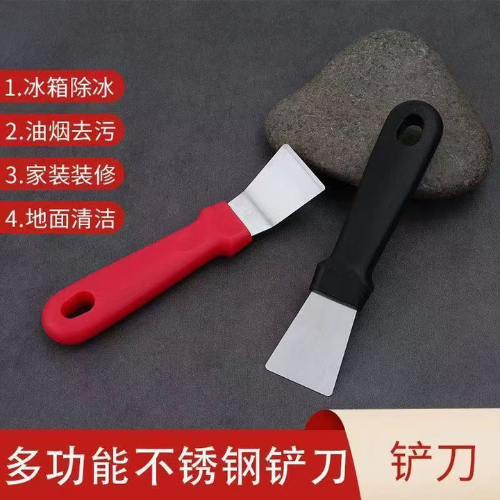 不锈钢厨房强力清洁铲刀多用途油烟机锅底小铲子家电油污清洁工具