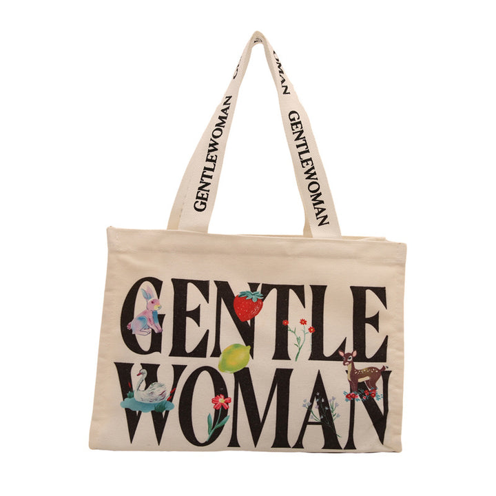 New Canvas Large Capacity Womenins Commuter Tote Bag