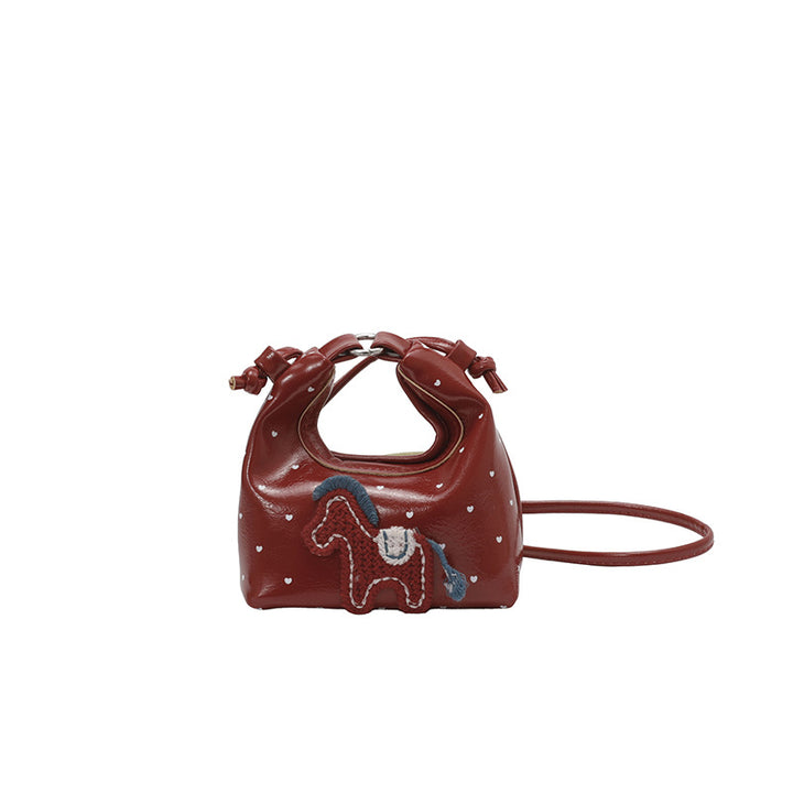 Korean Style Stylish Unique Tote Bag Stylish Commuter Small Square Bag Cute Casual Shoulder Crossbody