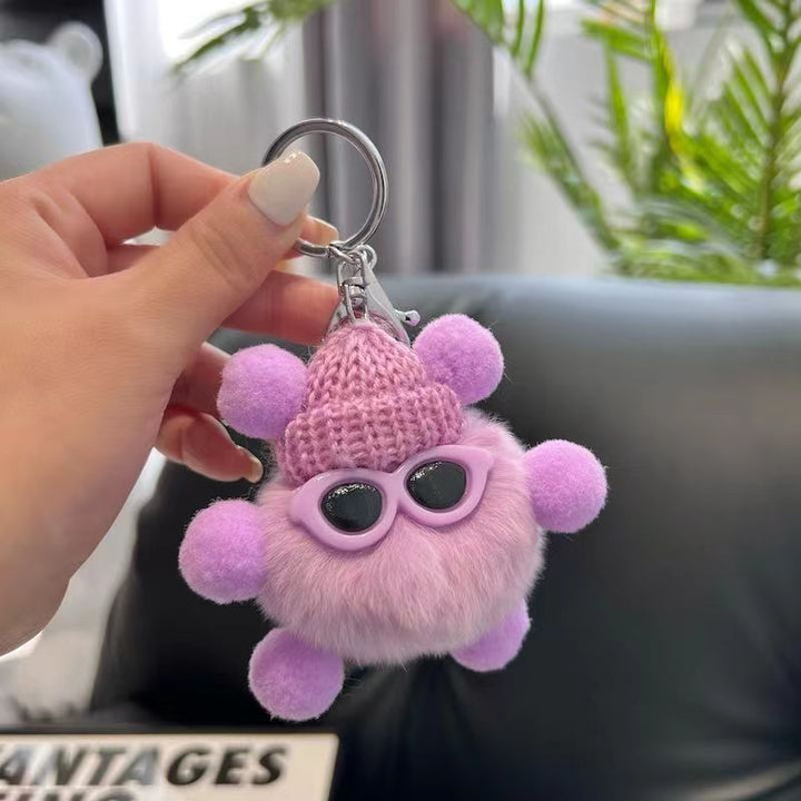 Car Keychain Hanging Ins Cute Plush Doll