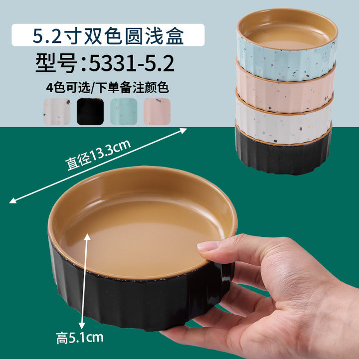 网红海鲜火锅店专用自选菜盘海底捞大排档同款RF芯片密胺餐具商用