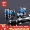 24pc Mechanical Socket Wrench Set – 10-32mm Hex 12-Point Mirror & Matte Dual-Color Sockets