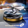 Solar Plane Car Air Freshener – Cute Airplane Aromatherapy Dashboard Ornament