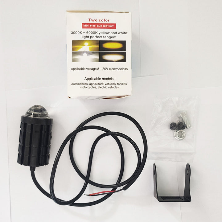 Waterproof Electric Bike Dual Color __NS 73__ Headlight – 8 V-80 V Universal Spotlight