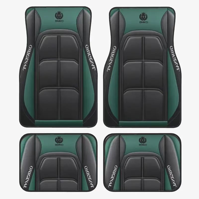 TEMUNordic Vintage Car Foot Mat Carpet Carpet 4 Piece Set Stain Resistant Floor Mat Wholesale Drop Shipping