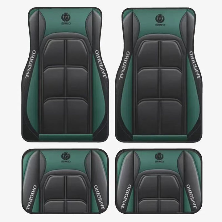 TEMUNordic Vintage Car Foot Mat Carpet Carpet 4 Piece Set Stain Resistant Floor Mat Wholesale Drop Shipping