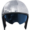 跨境电商新品Disco ball Helmet with Retractable镜面迪斯科球头