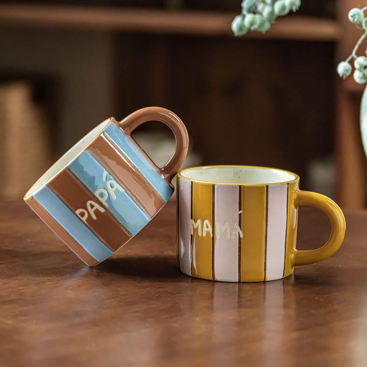 Elegant Ceramic Mug – Aesthetic Ins Style