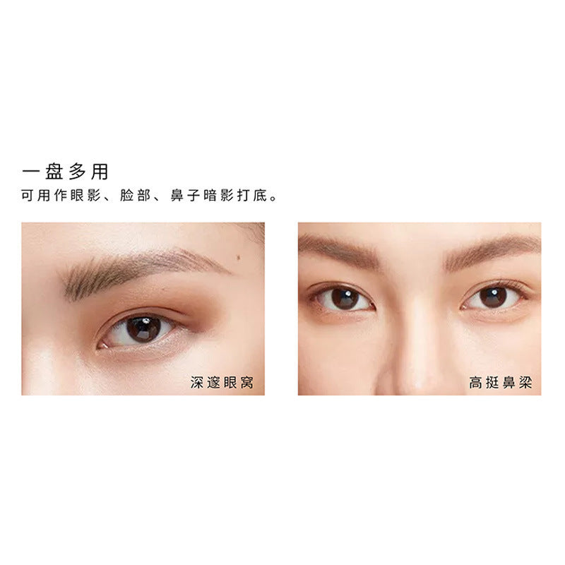 MAYCHEER丝滑质地三眉妆修容眼影三合一美妆盘防水不脱妆新手
