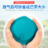 充气枕旅行办公午睡PVC按压式充气方型枕便携收纳枕头可折叠枕