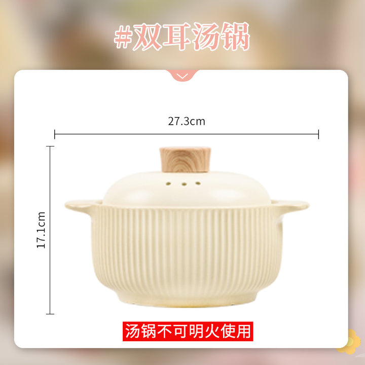 KANGMO Cream Style Ceramic Dinner Set - Floral Pattern Housewarming Wedding Gift