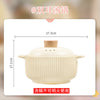 康陌（KANGMO）奶油风陶瓷碗碟套装家用花卉图案餐具乔迁结婚礼物