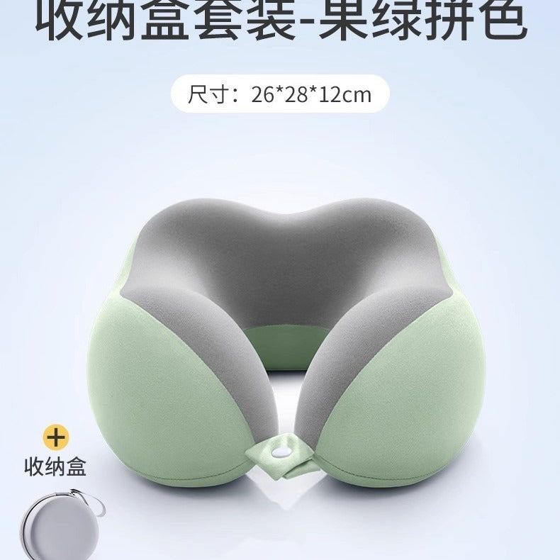 记忆棉U型枕旅行护颈枕飞机睡觉枕头脖枕颈椎脖子靠枕便携式U形枕