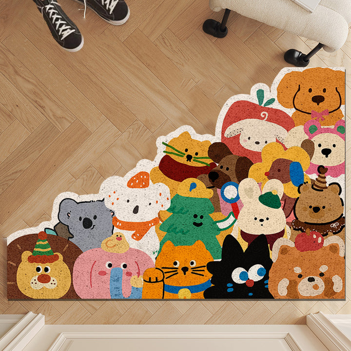Entryway Floor Mat Stain Resistantpvc New Home Non Slip Foot Mat