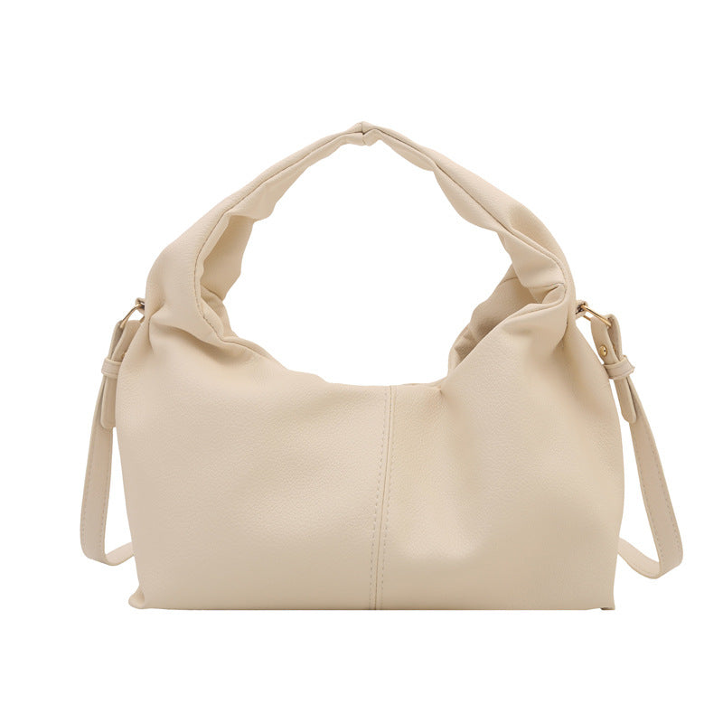 Spring Summer Retro Small Dumpling Crossbody Bag – Women's High-End Fashion Handbag