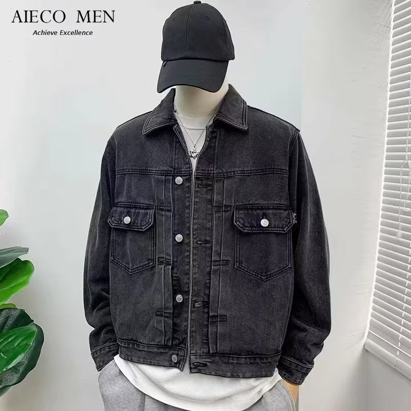 Jacket Men Korean Style Trendy Versatile Casual