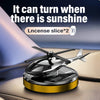 Solar Plane Car Air Freshener – Cute Airplane Aromatherapy Dashboard Ornament