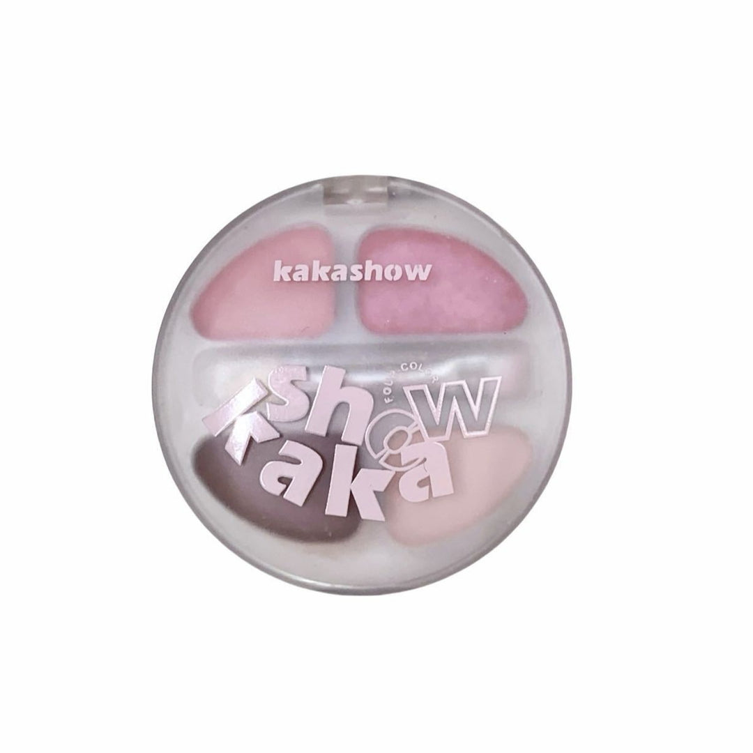 kakashow灵动四色卧蚕盘哑光闪粉自然立体提亮综合盘带双头刷眼影