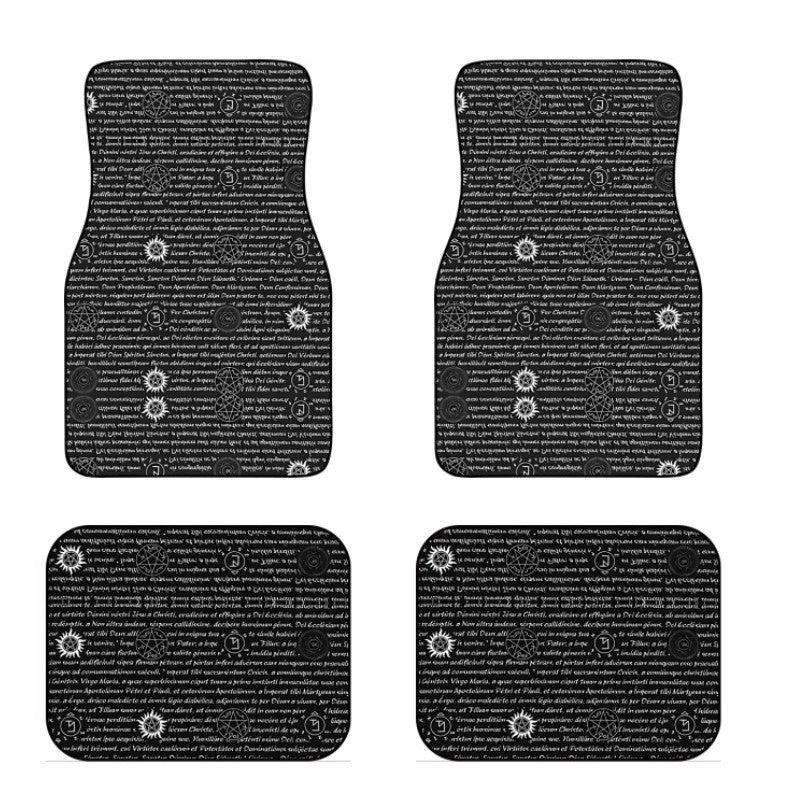 TEMUVintage Nordic Car Foot Mat Carpet 4 Piece Set Stain Resistant Floor Mat TEMUFoot Mat Wholesale