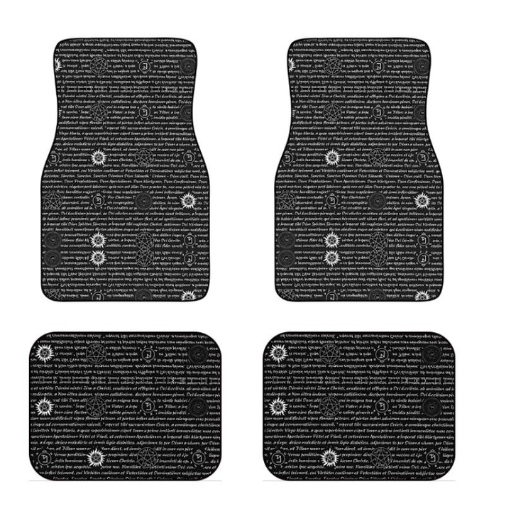 TEMUVintage Nordic Car Foot Mat Carpet 4 Piece Set Stain Resistant Floor Mat TEMUFoot Mat Wholesale