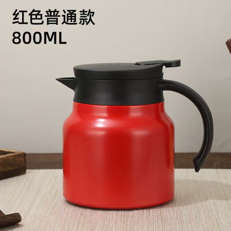 厂家直销316不锈钢焖茶壶 家用覆钛显温茶水分离大容量保温壶定制