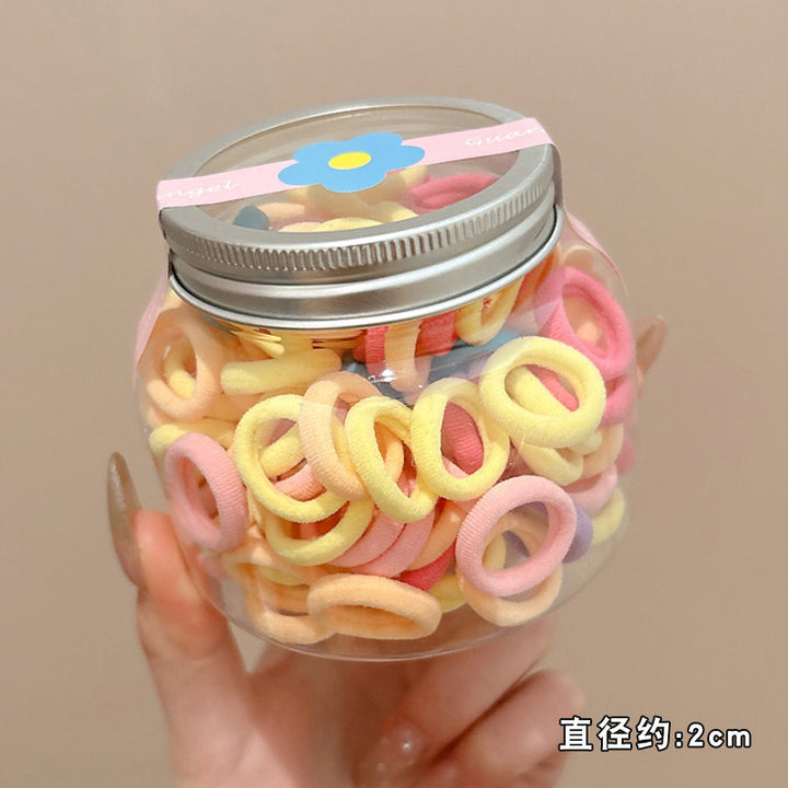 彩色皮筋不伤发高弹力耐用发绳扎头发发圈女儿童宝宝头饰头绳皮套