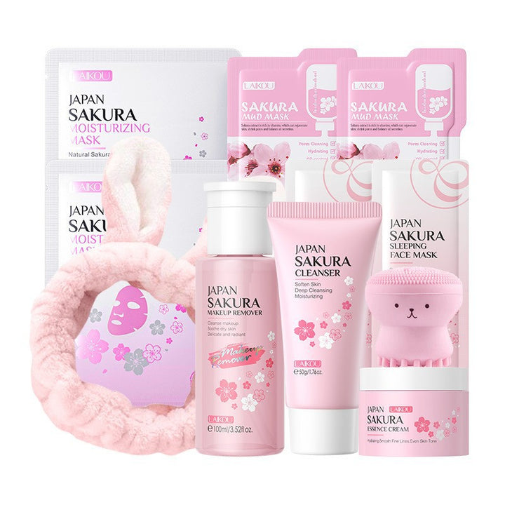 LAIKOU Cherry Blossom Skincare Set Set Face Full Set Hydrating Factory