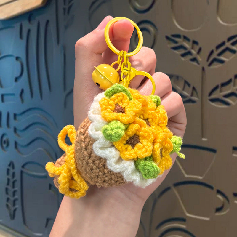 Rose Keychain Hanging Decor Gift