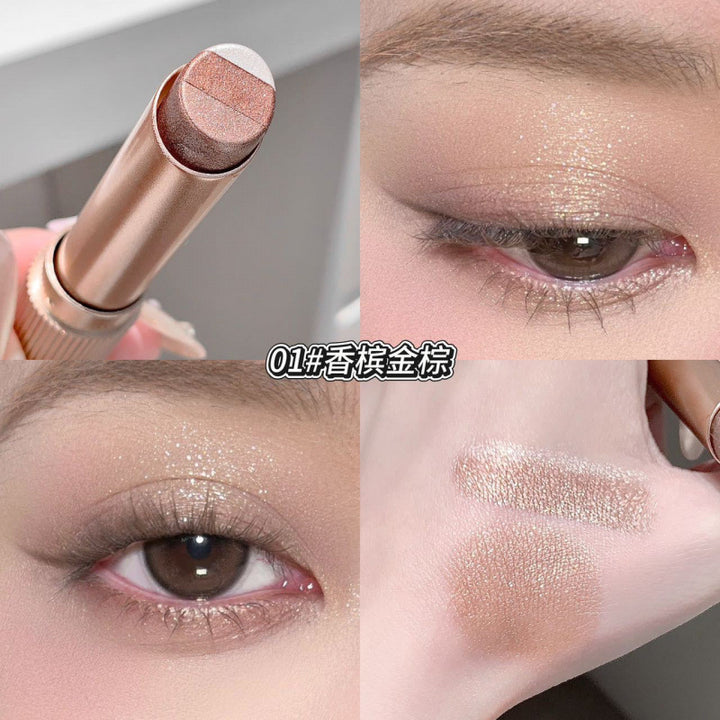 kakashow灵动明眸三色眼影棒一抹成妆珠光不易飞粉持妆渐变眼影